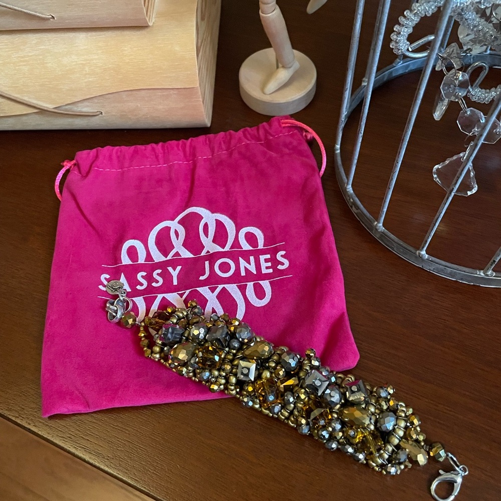 Sassy Jones Rochinda Glass Bracelet